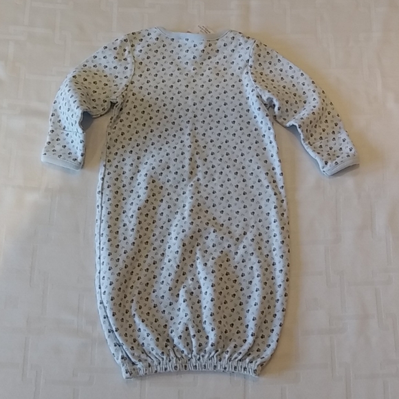 Just Born Blue Sleep Sack With Elastic Open Bottom - Picture 4 of 7